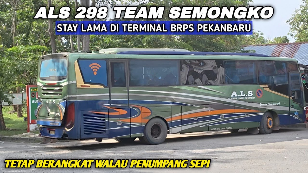 Hunting Bus Malam: Bus ALS Nopin 298 Team Semongko Tetap Berangkat Walaupun Penumpang Sepi