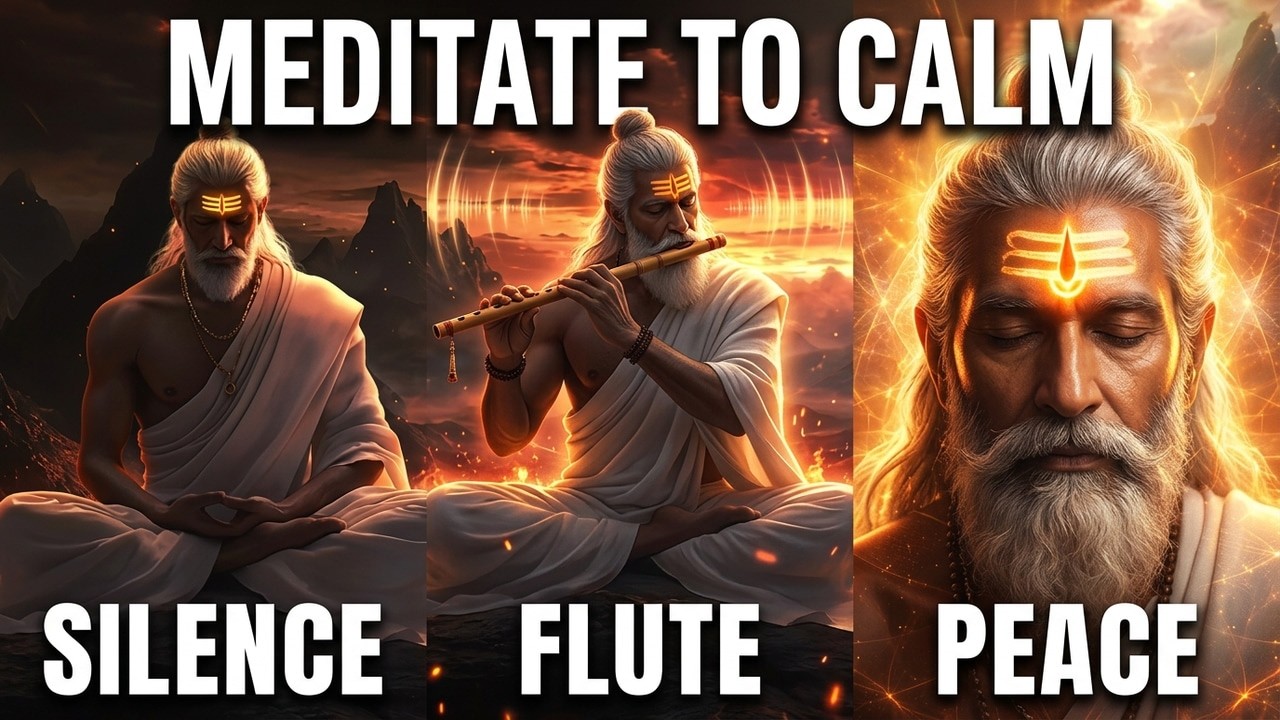 Flauta Hindú Meditativa | Indian Flute Meditation - Silence, Breath & Awareness