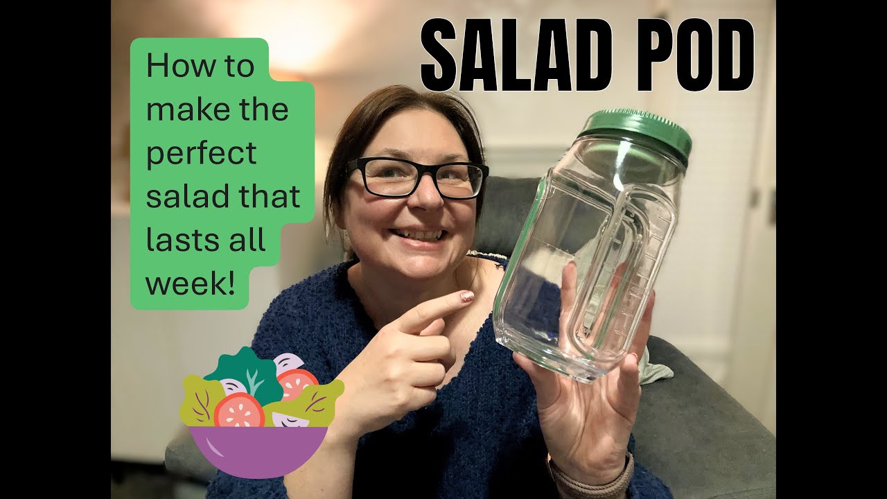 Salad Pod Mason Jar Review & Unboxing - 🔗Link In Bio #ad