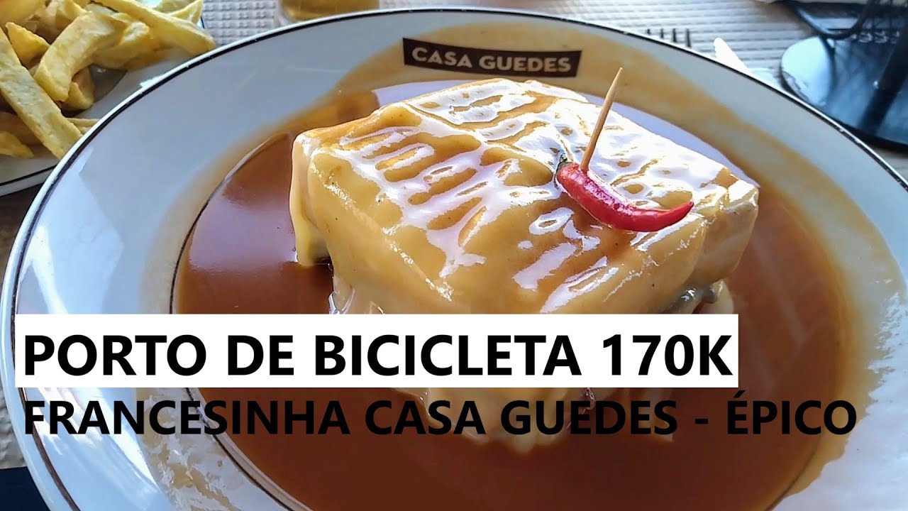 Porto de bicicleta c/ direito a Francesinha ... Épico!