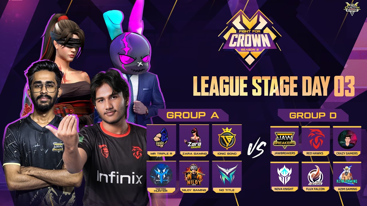[🔴LIVE] LEAGUE STAGE DAY-3 FFC S2 || Ft. @Flickerz7 @RedHawksOfficials @MrTripleR