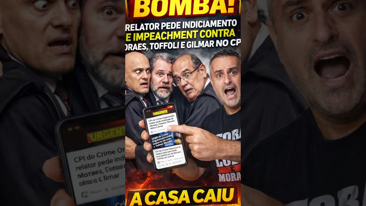 CPI DO CRIME PEDE INDICIAMENTO DE MINISTROS DO STF! #jornalismo #noticias #politica #bolsonaro