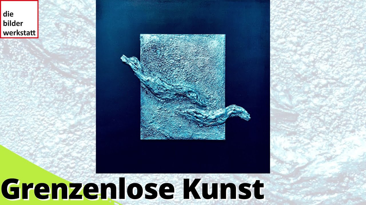 Ein Bild sprengt seinen Rahmen: 3D-Effekt mit Spachtelmasse - Video #0069