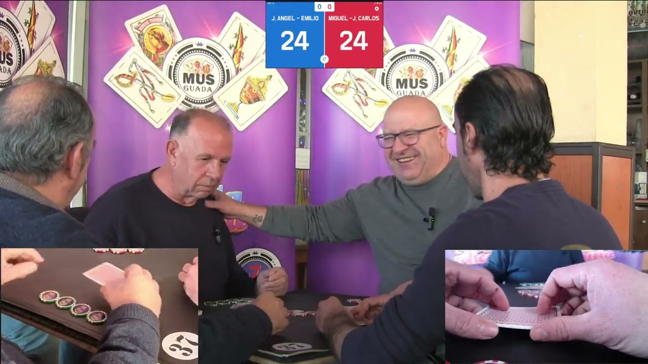 Partida Juan Ángel Blas y Emilio Taravillo VS Miguel Senén y Juan Carlos Corral