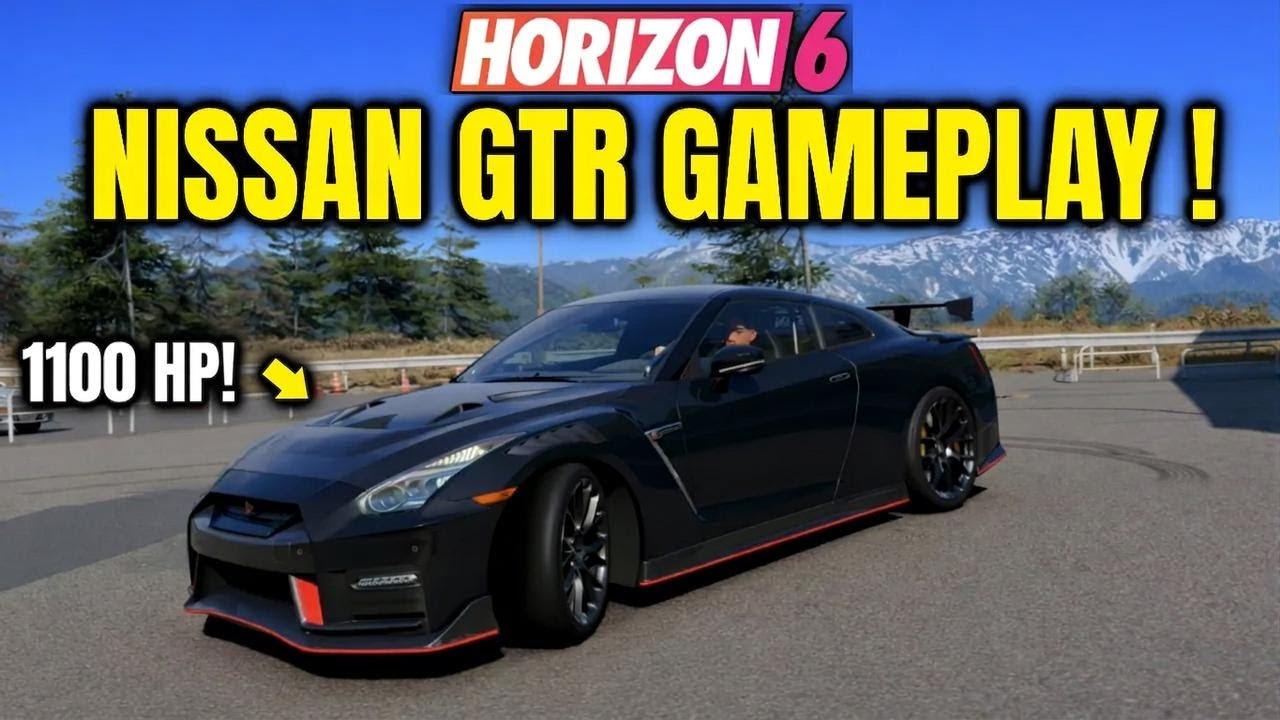 FORZA HORIZON 6: 1,100 HP Nissan GTR Gameplay!