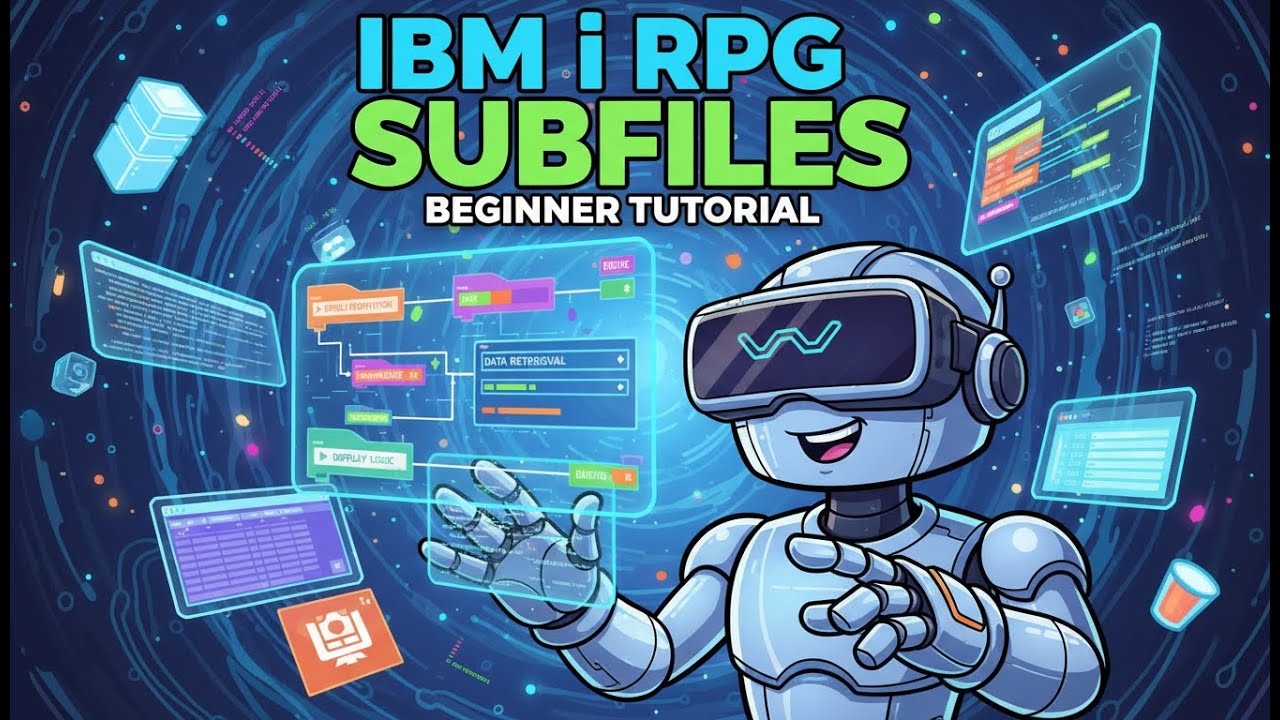 Simple RPG Subfiles for Beginners - 4 - IBM i RPG SFL