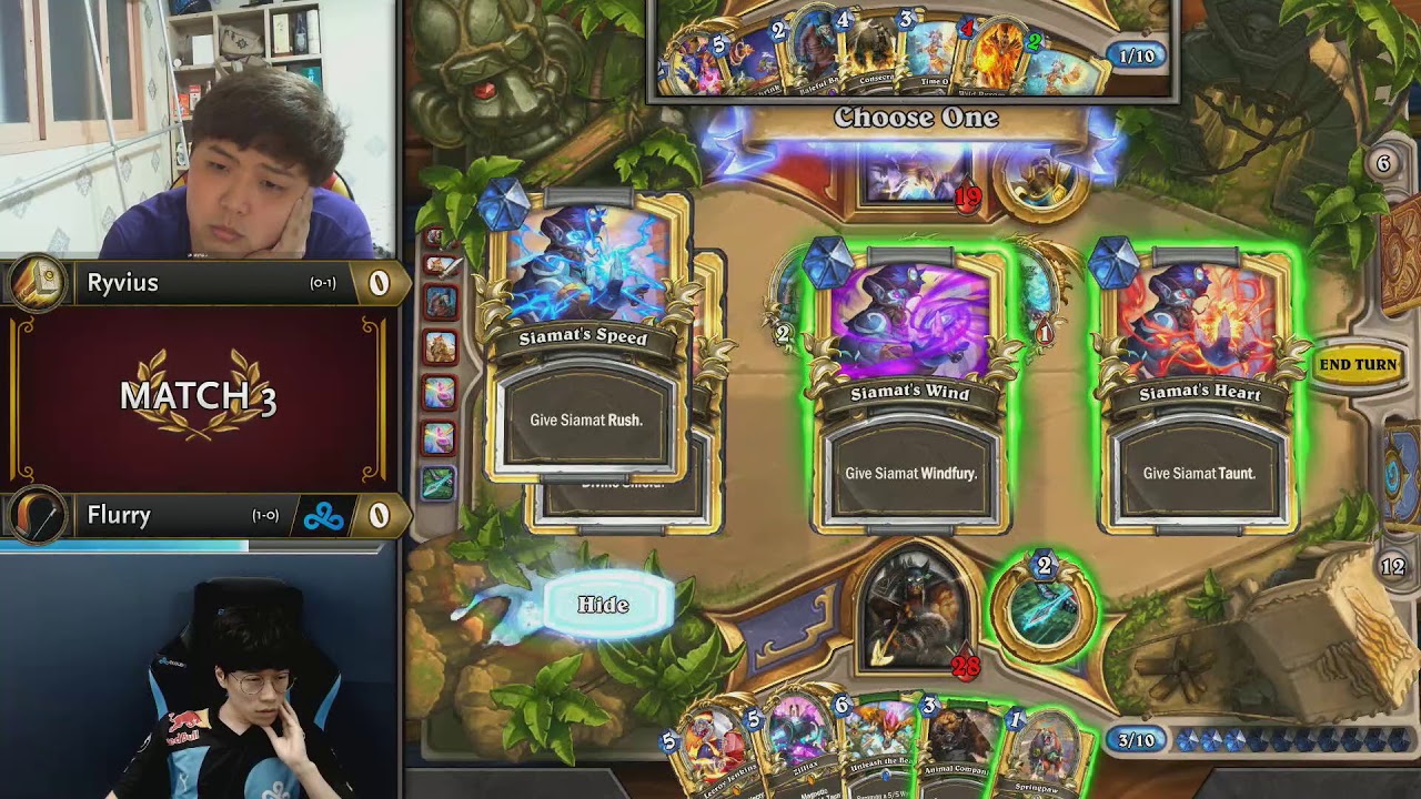 Ryvius vs Flurry - Hearthstone Grandmasters Asia-Pacific S2 2019 - Week 1