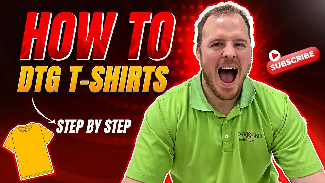 How to DTG a Tshirt.