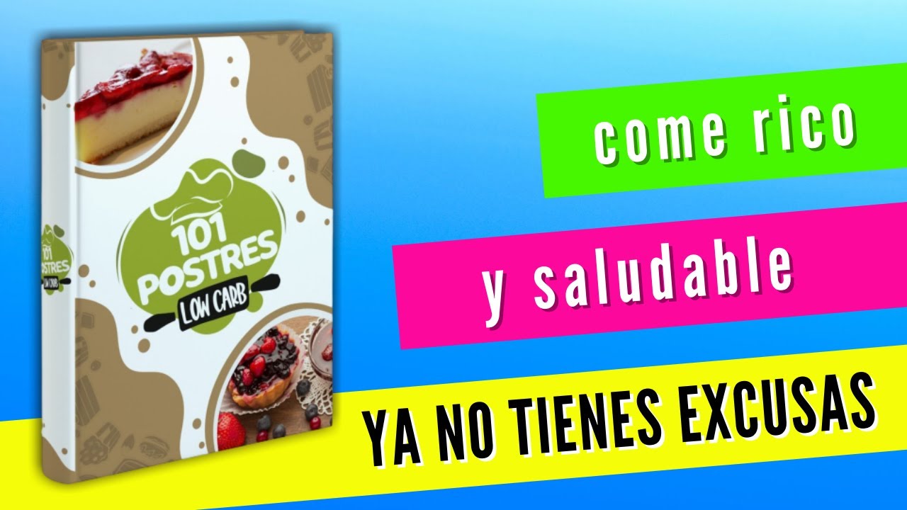 ▷ 101 POSTRES LOW CARB ✅ Recetario de Postres KETO | Dieta Cetogénica en Español | Adelgazar