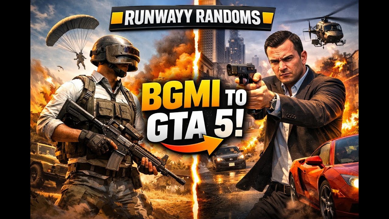 NO CAMPING, ONLY RUSHING! 🚀 BGMI Squad Wipes to GTA 5 5-Star Mayhem! (DAY 5)