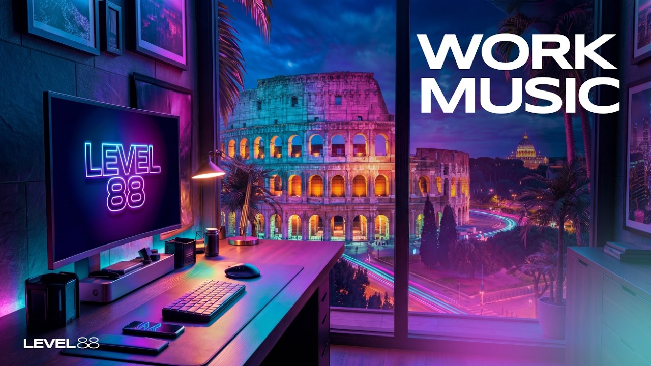 Future Garage Focus Music for Study | Rome Penthouse Night | Level 88