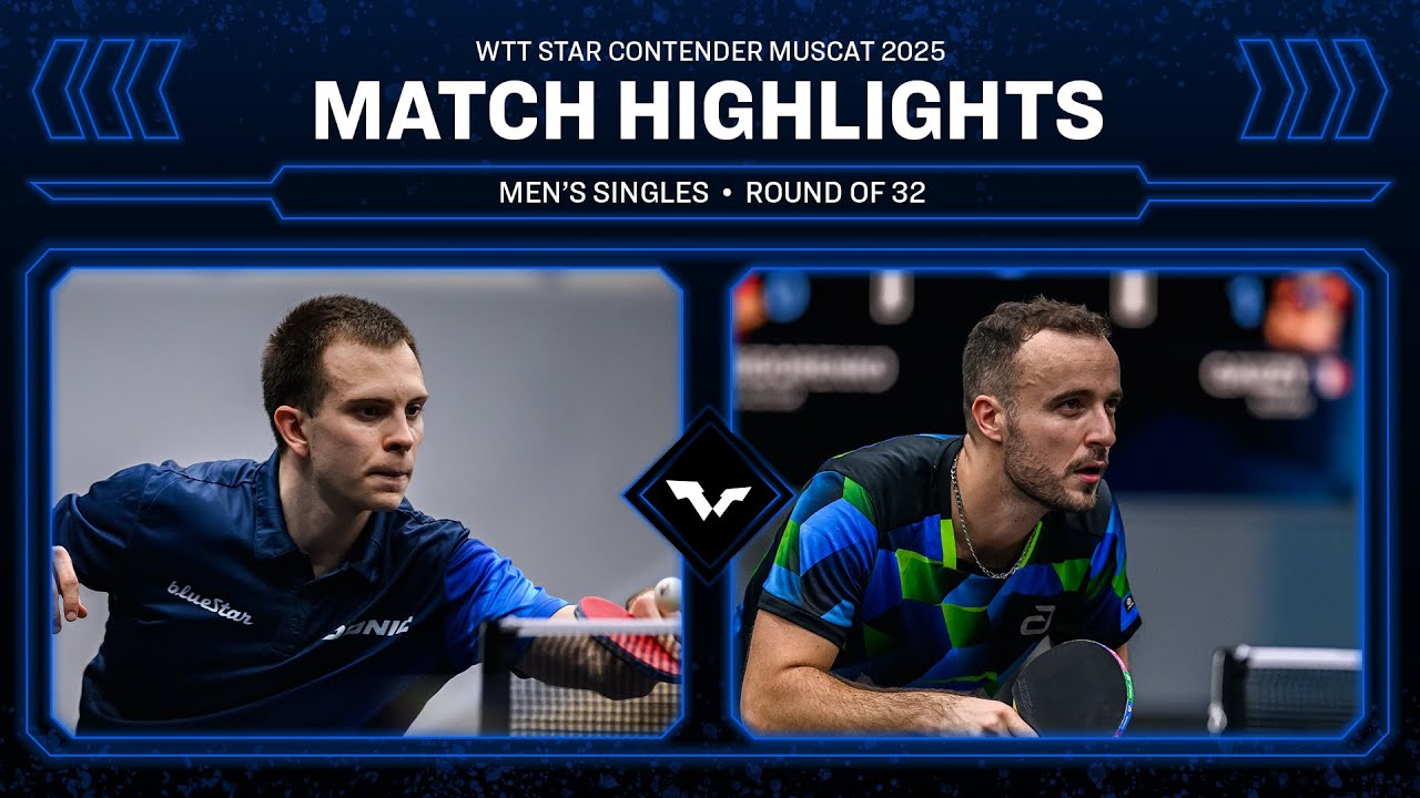 Vladimir Sidorenko vs Simon Gauzy | MS R32 | #WTTMuscat 2025