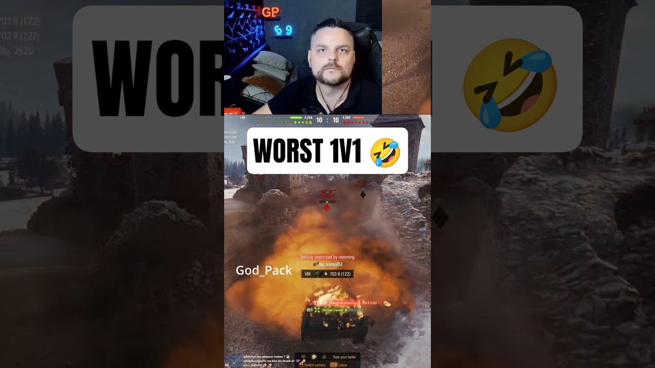 🤣 The Worst 1v1 EVER #wot