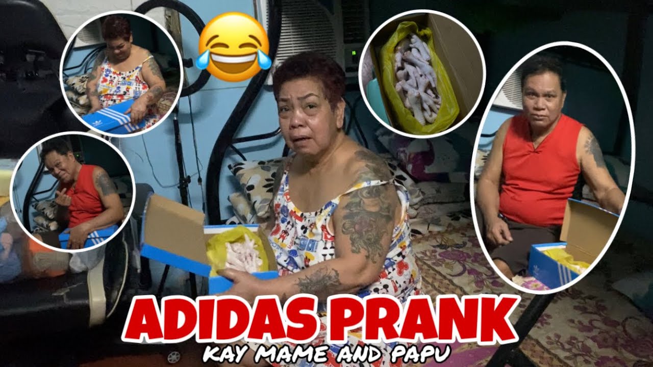 ADIDAS PRANK KAY MAME AND PAPU