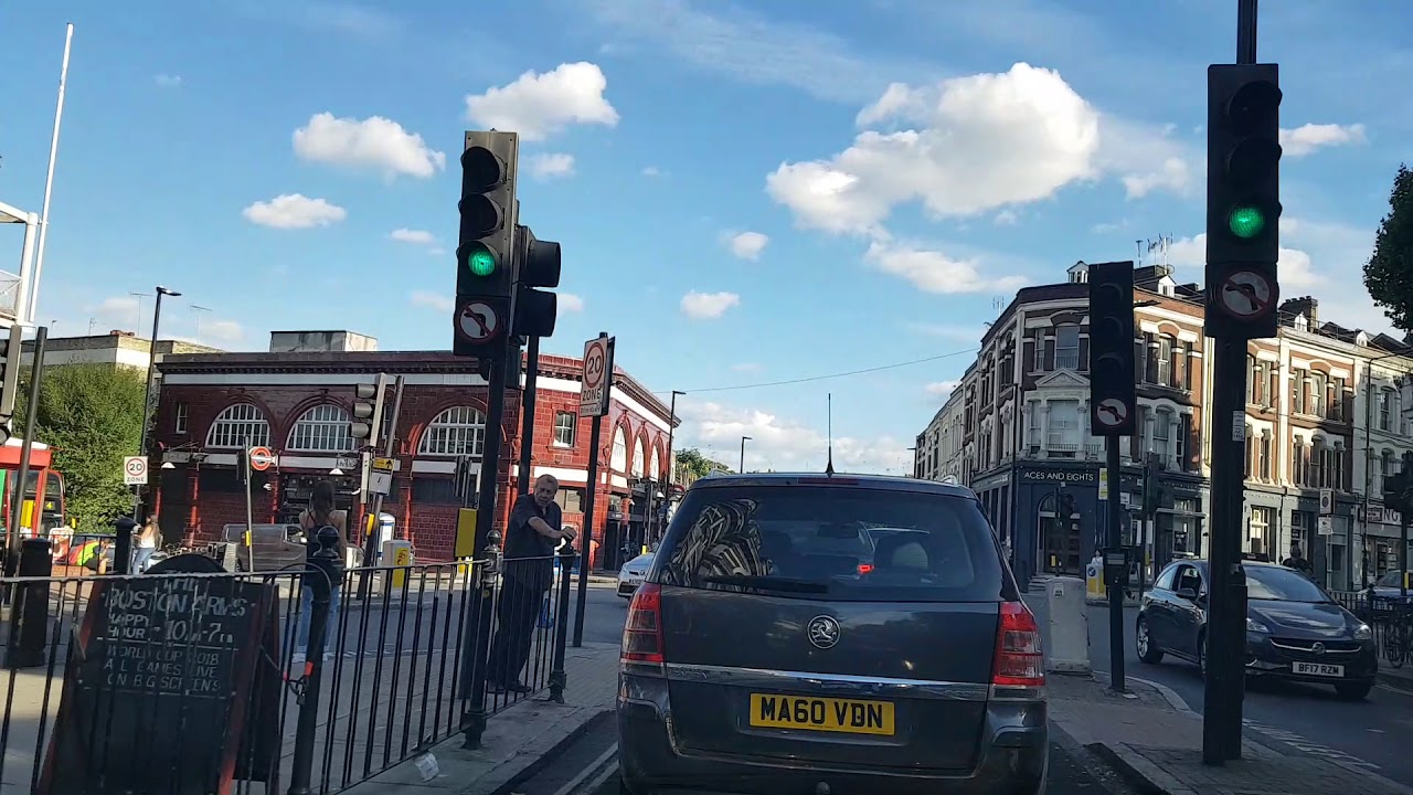 Driving in London - Highgate to King's Cross