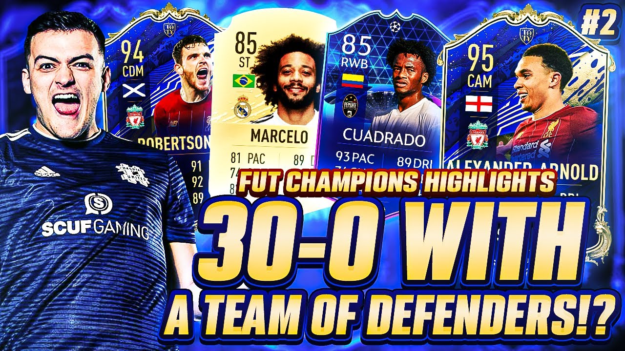 30-0 В FUT CHAMPIONS ТОЛЬКО С ЗАЩИТНИКАМИ!! Лучшие моменты и конструктор команд FIFA 20 Ultimate ...