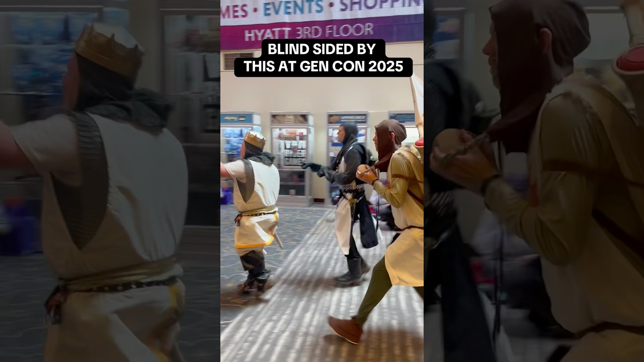 Monty Python Cosplayers Putting On A Show At Gen Con #gencon #gencon2025
