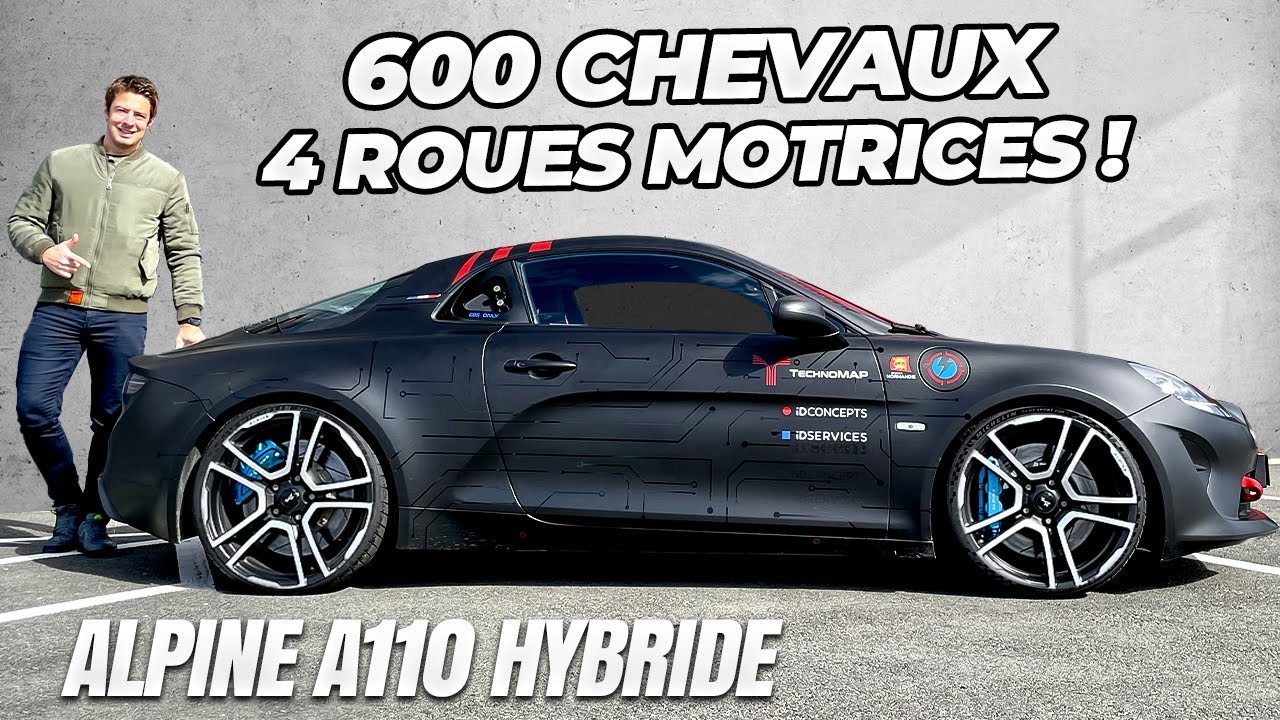 Тест Alpine A110 HYBRID – 600 ЛОШАДЕЙНЫХ СИЛ для САМОГО МОЩНОГО В МИРЕ Alpine!!