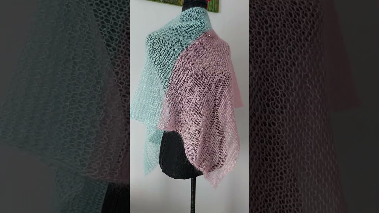 Dreieckstuch krausrechts gestrickt aus 