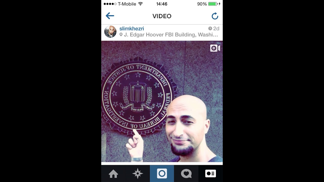 Instagram Clip # 99 - Got Secrets? Slim Khezri Visits The FBI, in Washington D.C.