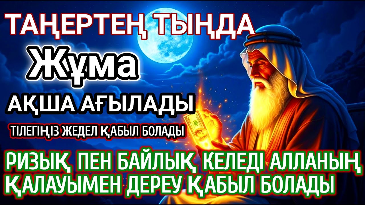 Жұма КҮНІ ЕҢ ҚҰДІРЕТТІ ДҰҒА! Алла бүкіл тілеуіңді және балаңа керектің бәрін беріп қояды