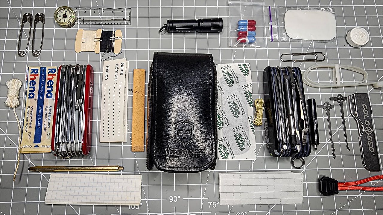 Making an EDC kit from a Victorinox SOS kit
