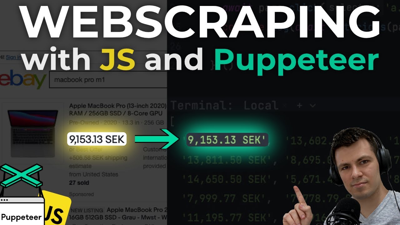 Puppeteer tutorial - scraping ebay with javascript