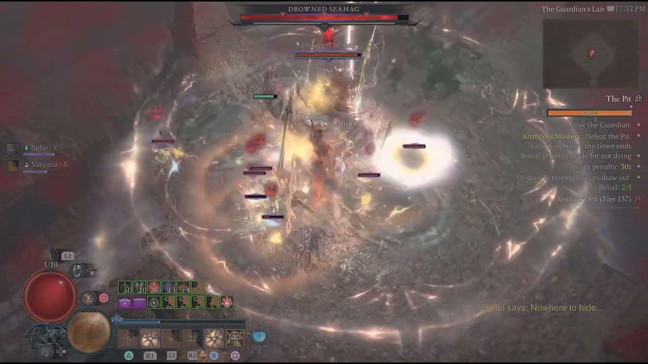 Diablo IV_seaon 11 pit 137 post castle nerf.  Paladin judgement