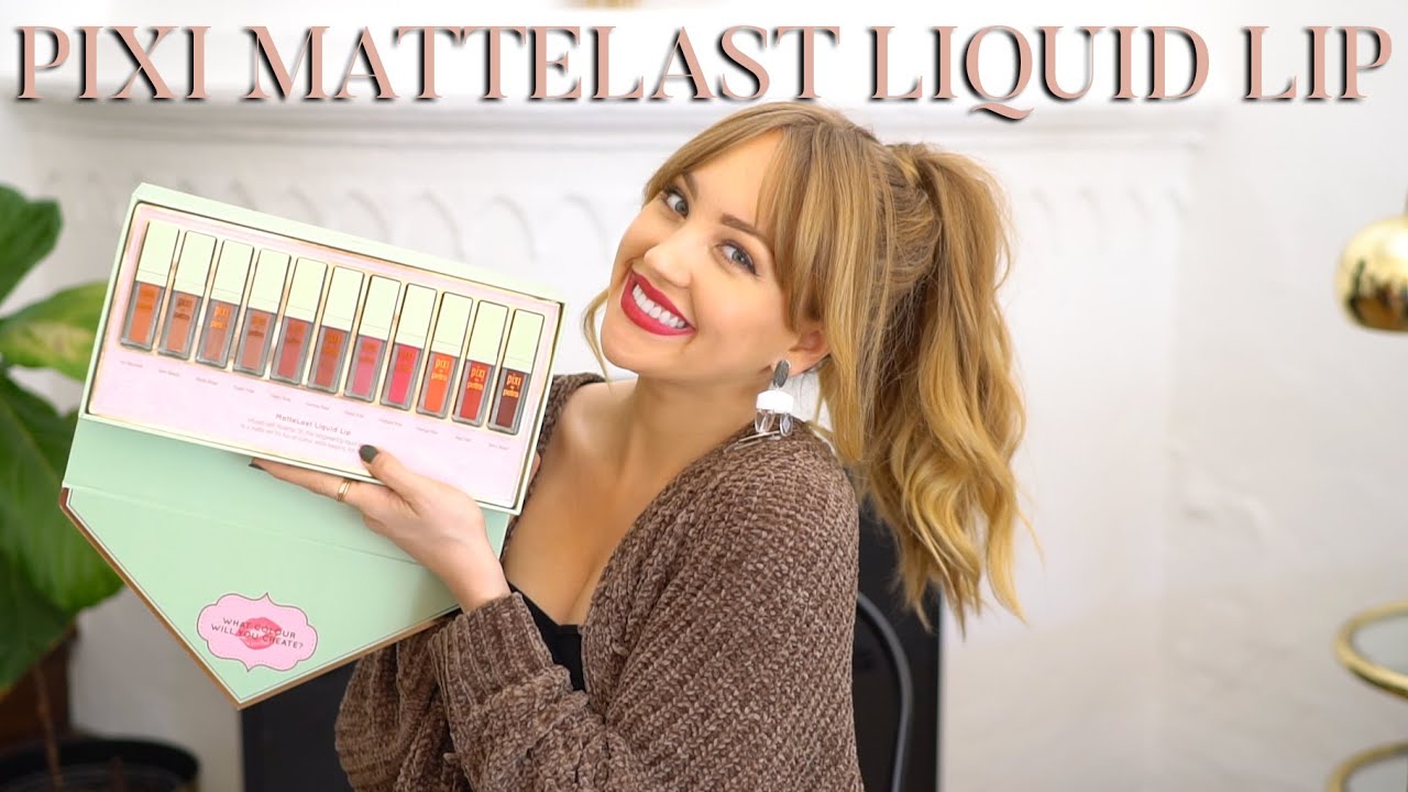 Pixi MatteLast Liquid Lipstick Review + Swatches (ALL VEGAN!)