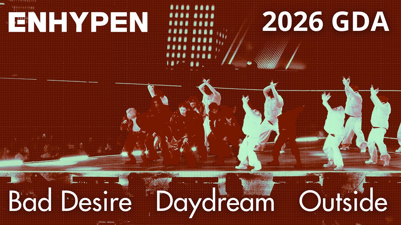 【4K60p】260110 ENHYPEN 엔하이픈 - Bad Desire + Daydream + Outside @ 2026 Golden Disc Awards 제40회 골든디스크
