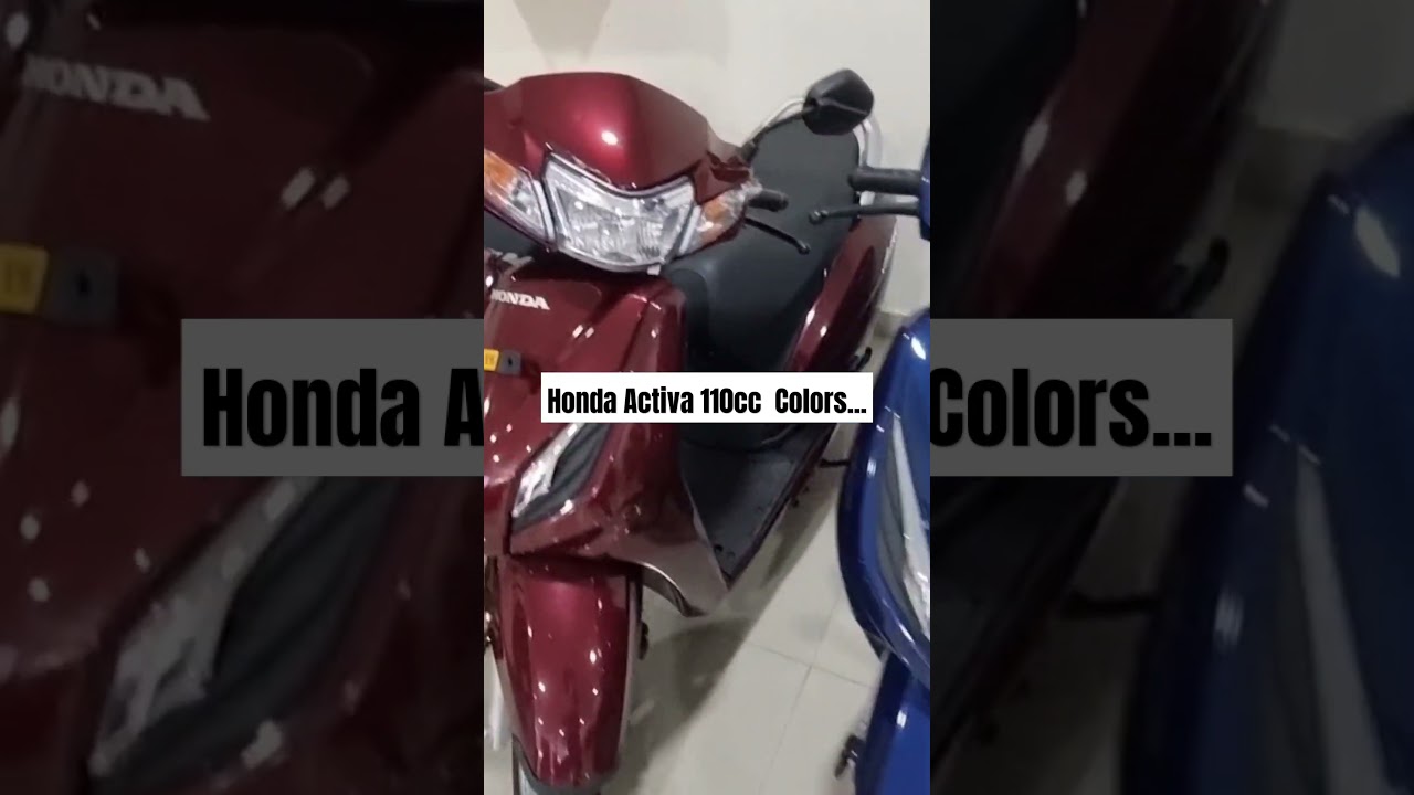 #Activa 110cc 2024 model all #automobile #honda #2024