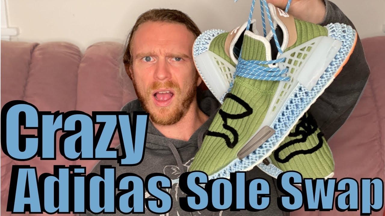 Making an Adidas HU Race NMD x 4DFWD Sole Swap Hybrid!