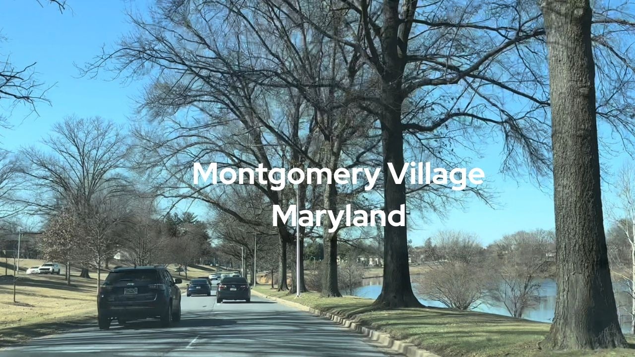 Drive Montgomery Village, MD | Chill BGM & Driving ASMR [14 min for Deep Focus]