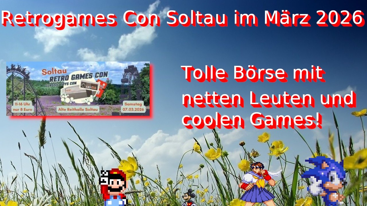 Zu Besuch bei der Retrogames Con Soltau März 2026