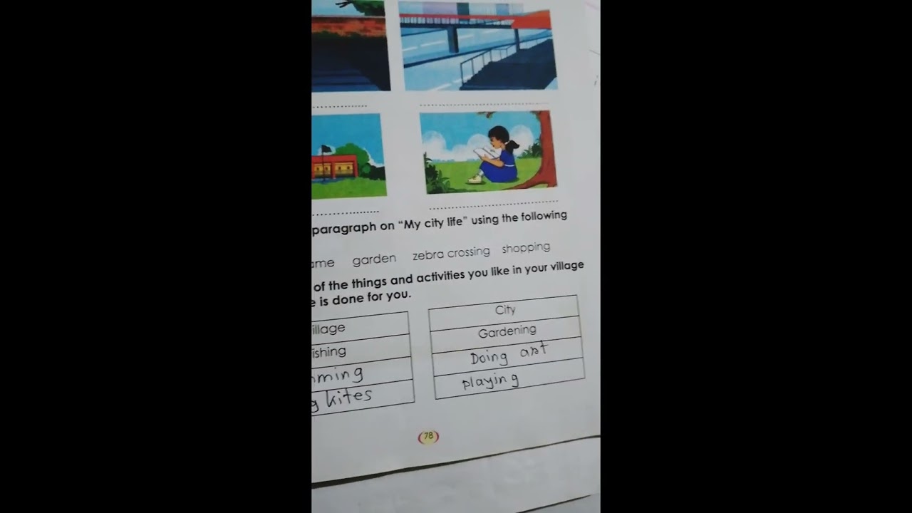 Class -3-English - Unit -5- Lesson 4 ( Oyshi's city life ) answer 