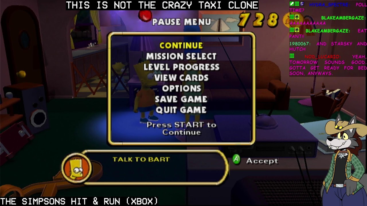 EAT PANT Simpsons Hit And Run Xbox Real Hardware