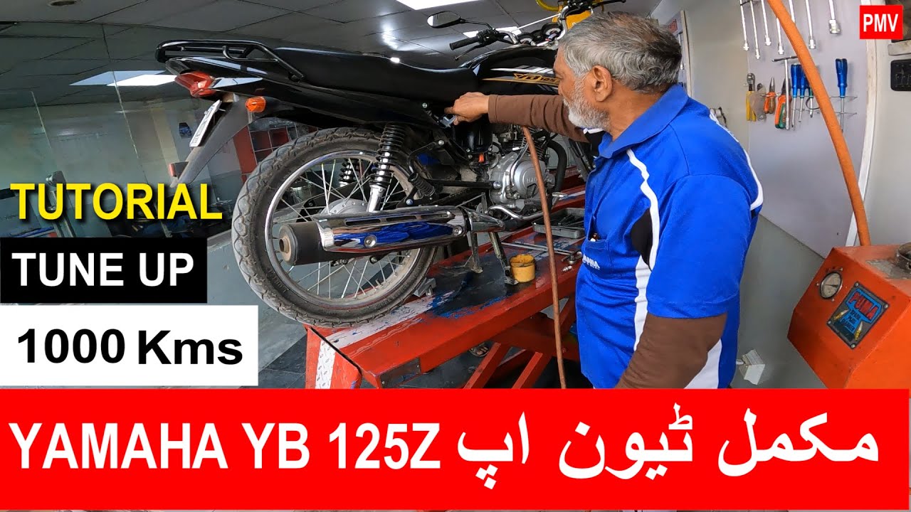 FIRST COMPLETE TUNE UP ON 1000 Kms YAMAHA YB 125Z MODEL 2021