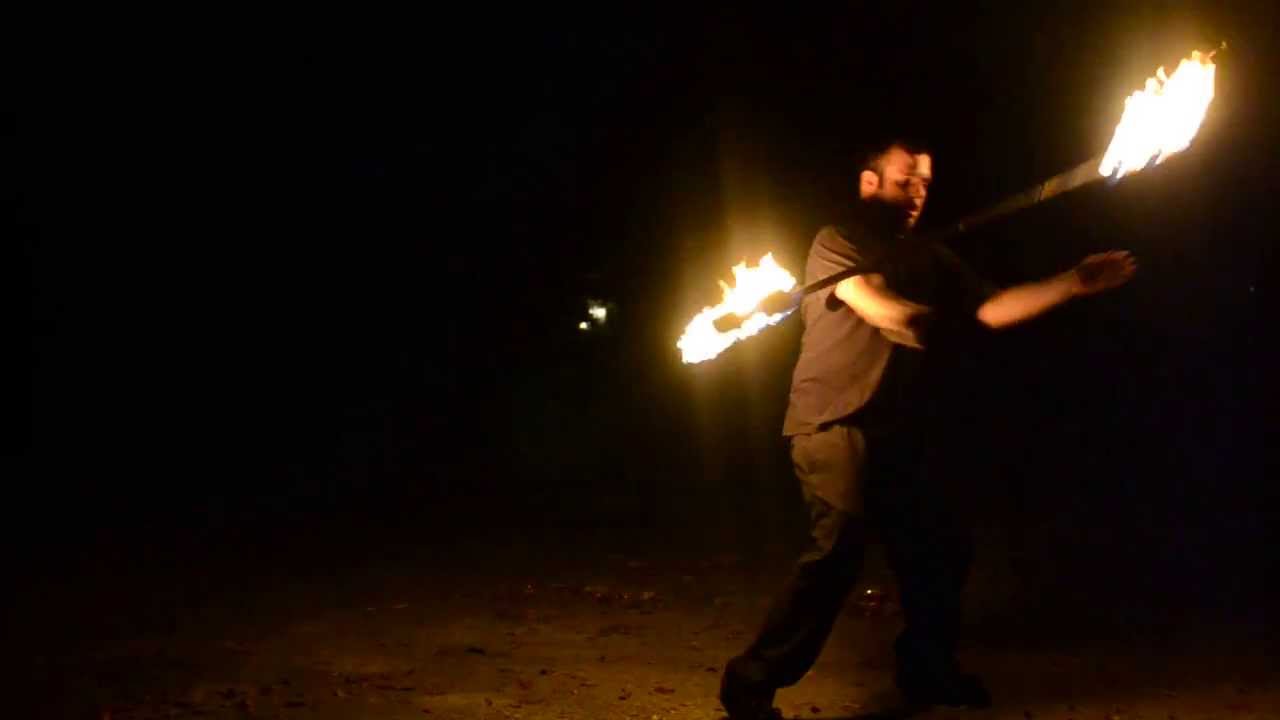 Fire Contact Staff Dance