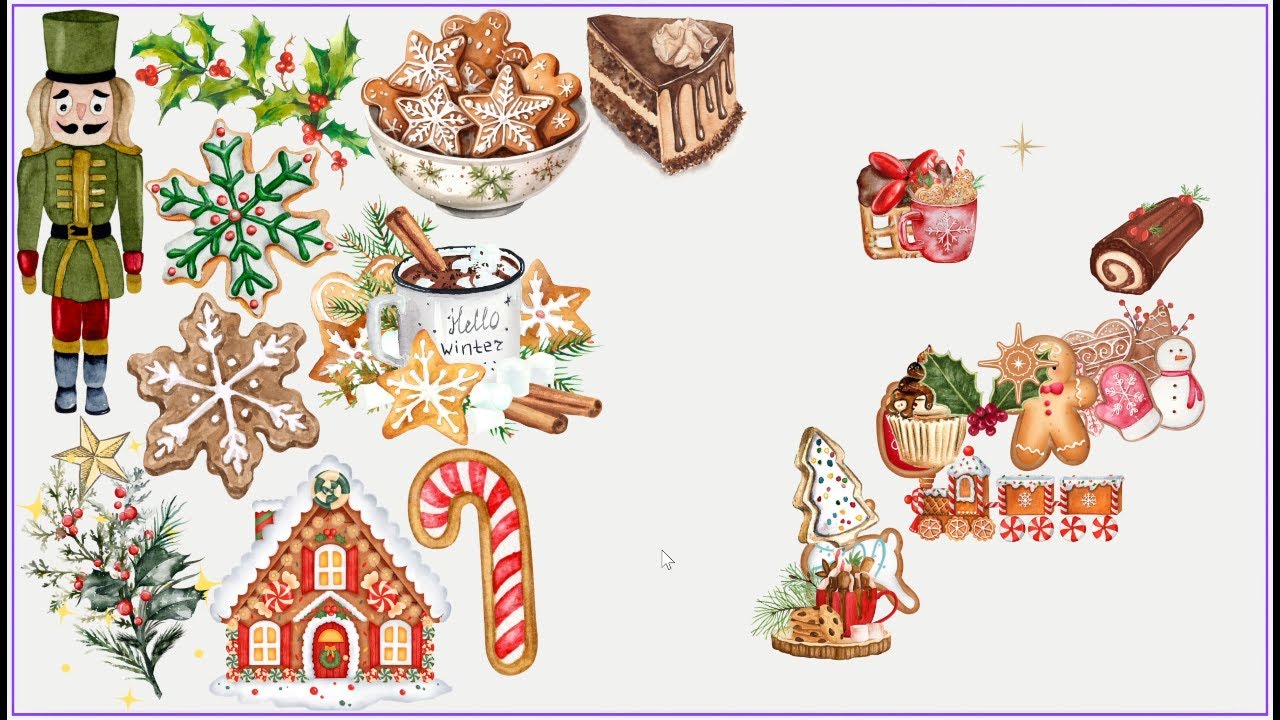 🎁How to Organize Christmas Sticker Sheet🎄✨ | Relaxing | Cozy | Christmas Music
