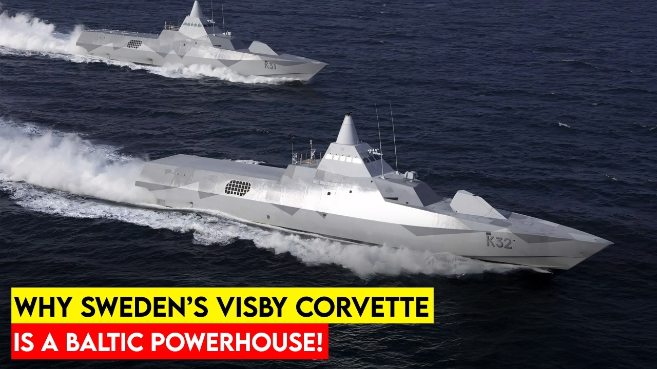 Inside Sweden’s $184 Million Visby Class Corvette: Next-Gen Upgrades & Stealth Tech!