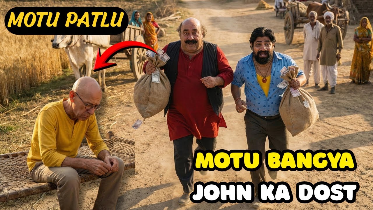 Motu Ban Gaya John Ka Dost 😱| Motu Patlu All Characters In Real Life 