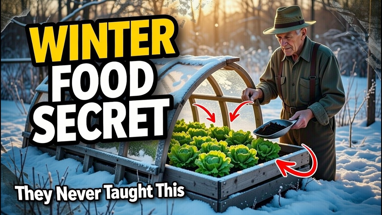 WWII Winter Gardening Secrets How Families Grew Fresh Food in January Without Power