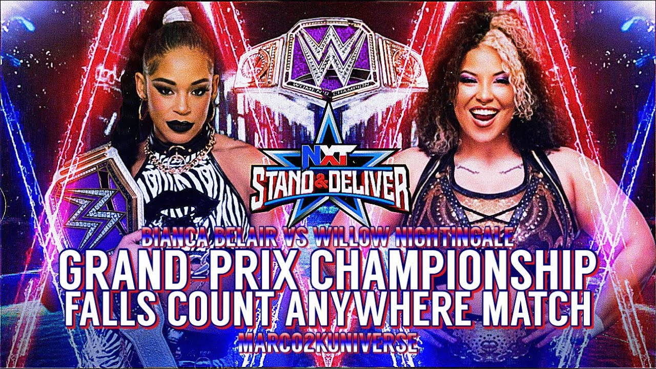 Bianca Belair vs Willow Nightingale - Falls Count Anywhere Match for the Grand-Prix Championship