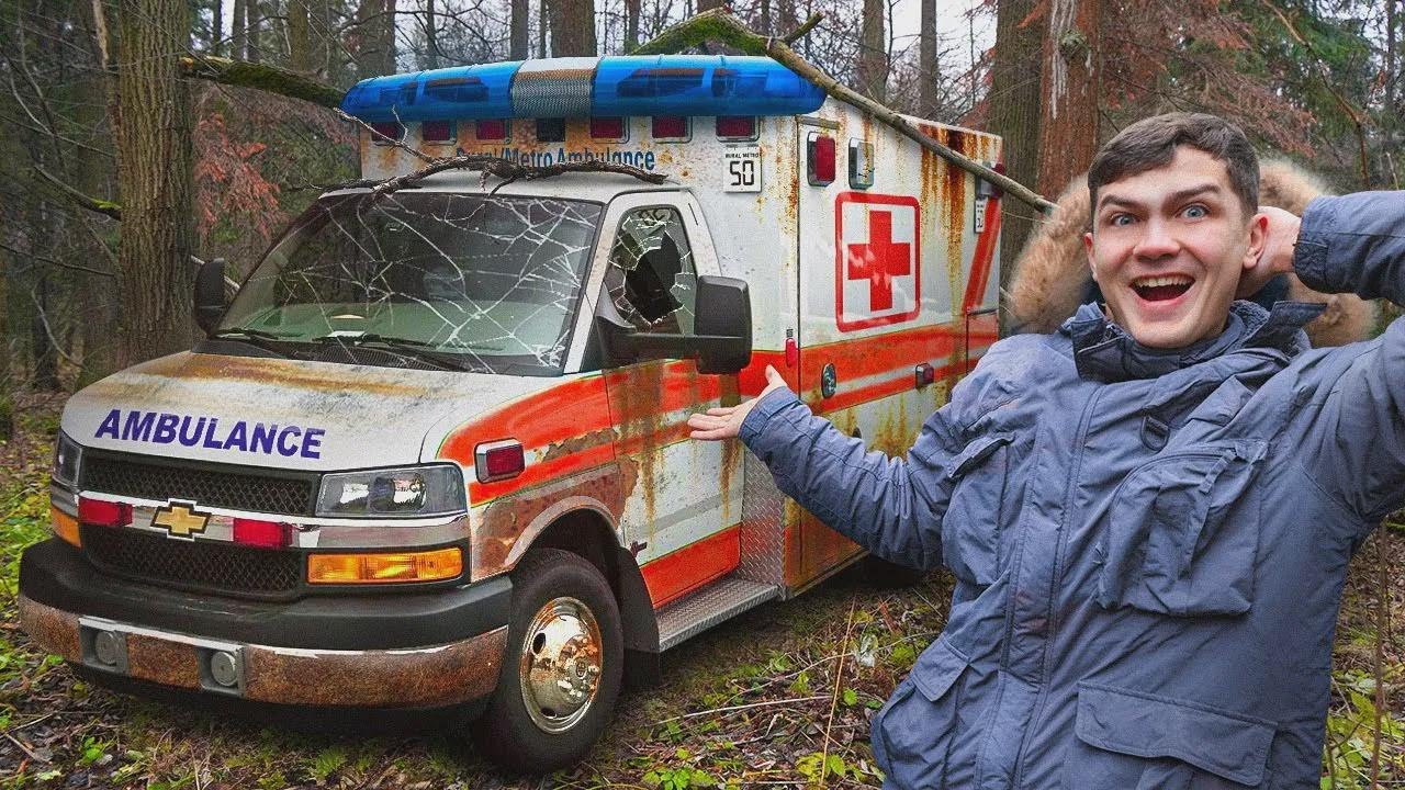 ¡Encontramos una AMBULANCIA abandonada en el bosque! ¿Podemos restaurarla?