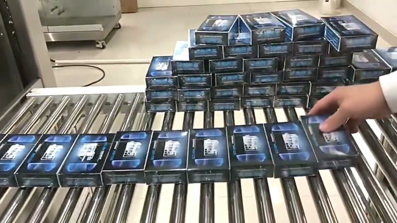 3D overwrapping for perfume boxes automatic box overwrapper equipment