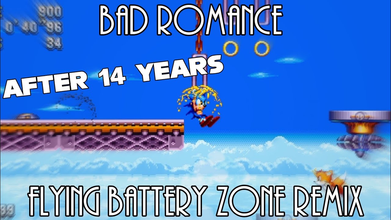 Lady Gaga - Bad Romance x Sonic Mania - Flying Batyery Zone Act 1 Remix