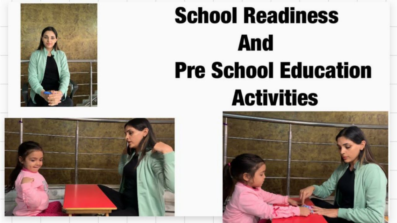 School Readiness | Pre-School Education Activites | How to prepare your child for school at home