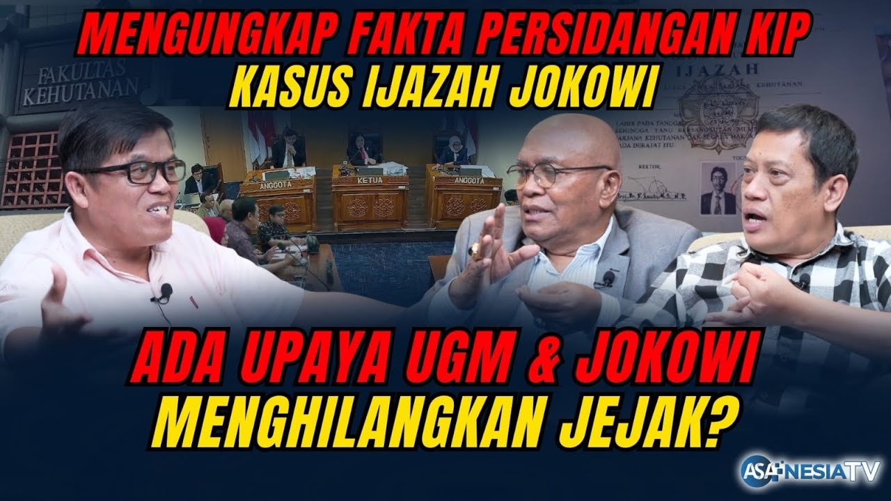 Mengungkap Fakta Persidangan KIP Kasus Ijazah Jokowi. Ada Upaya UGM & Jokowi Menghilangkan Jejak?