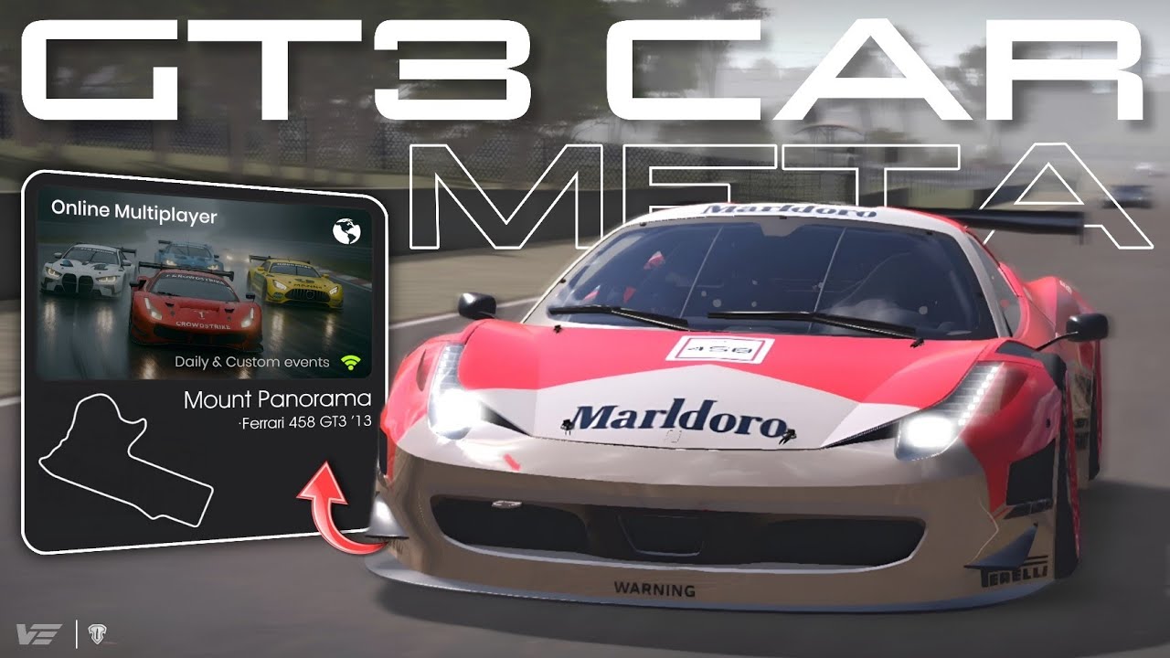 SURVIVING Mount Panorama with 0 TCS Ferrari 458 GT3 | GRAN VELOCITA Gameplay