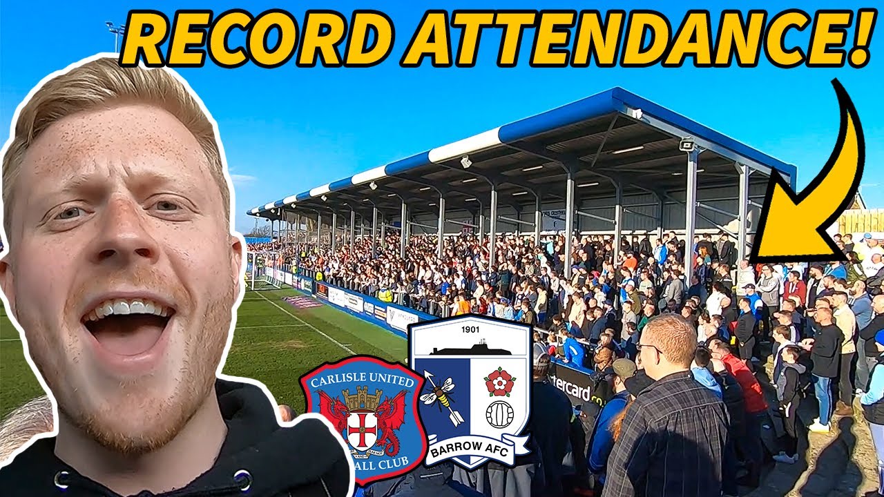 💥 HISTORIC, HEATED CUMBRIAN DERBY! Barrow AFC v Carlisle United, EFL League 2